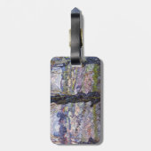 Van Gogh Uitzicht Arles Bloeiende tuin Bagagelabel (Achterkant verticaal)