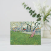Van Gogh Uitzicht Arles, Bomen in Blossom (F515) Briefkaart (Staand voorkant)