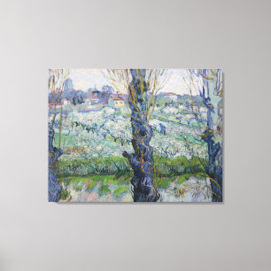Van Gogh Uitzichten van Arles Flowering Orchards Canvas Afdruk