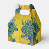 Van Gogh Vaas met Irissen Klassiek Impressionisme Bedankdoosjes (Achterkant)