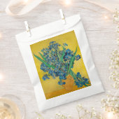 Van Gogh Vaas met Irissen Klassiek Impressionisme Bedankzakje (Geknipt)