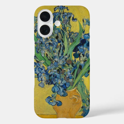 Van Gogh Vaas met Irissen Klassiek Impressionisme Case-Mate iPhone Case (Achterkant)