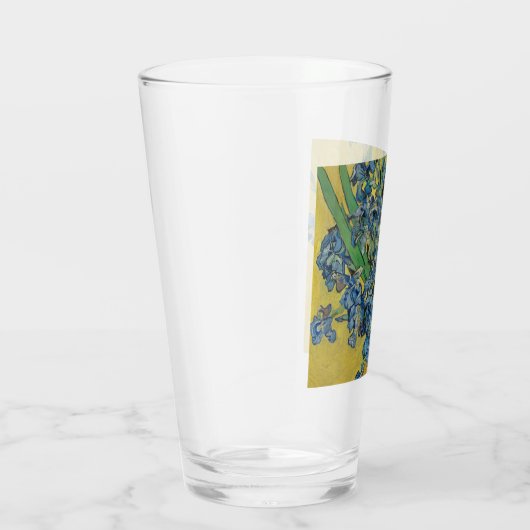 Van Gogh Vaas met Irissen Klassiek Impressionisme Glas (Rechts)