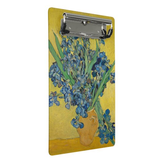 Van Gogh Vaas met Irissen Klassiek Impressionisme Mini Klembord (Schuin)