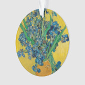 Van Gogh Vaas met Irissen Klassiek Impressionisme Ornament (voorkant)