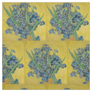 Van Gogh Vaas met Irissen Klassiek Impressionisme Stof