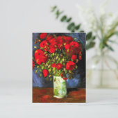 Van Gogh Vase Avec Red Poppies Carte Postale (Debout devant)