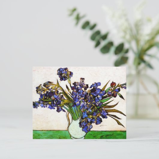 Van Gogh Vase d'Irises Invitations (Debout devant)