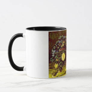 Van Gogh Vase komt het Vintage Schilderen van Mok