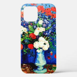 Van Gogh - Vase met Cornbloemen en papavers iPhone 12 Hoesje