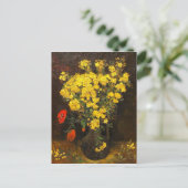 Van Gogh - Vase met Lynchnis, 1886 Briefkaart (Staand voorkant)