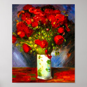Van Gogh Vase met papavers Poster