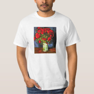 Van Gogh Vase met rood papaver T-shirt