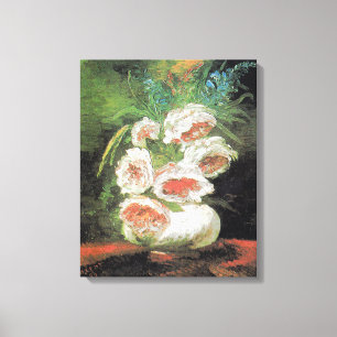 Van Gogh Vase van volken Canvas Afdruk