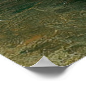 Van Gogh Vase with Hollyhocks Poster (Hoek)