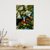 Van Gogh Vase with Honesty Poster (Keuken)