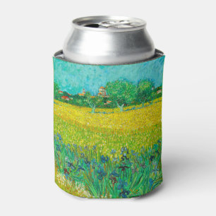 Van Gogh Veld met irissen bij Arles Blikjeskoeler