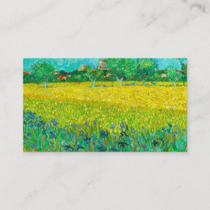 Van Gogh Veld met irissen bij Arles Informatiekaartje