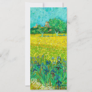 Van Gogh Veld met irissen bij Arles Kaart