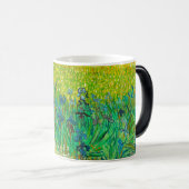 Van Gogh Veld met irissen bij Arles Magische Mok (Voorkant rechts)
