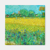 Van Gogh Veld met irissen bij Arles Magneet (Voorkant)
