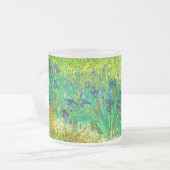 Van Gogh Veld met irissen bij Arles Matglas Koffiemok (Voorkant links)