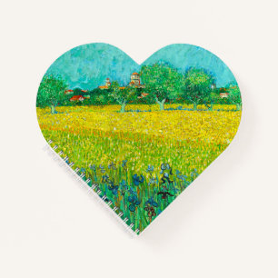 Van Gogh Veld met irissen bij Arles Notitieboek