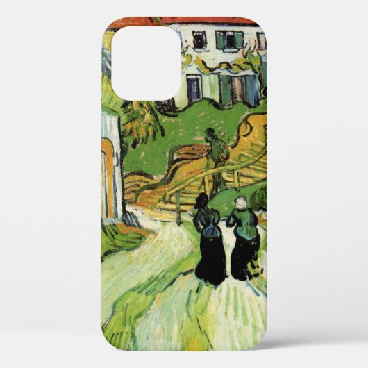 Van Gogh Village Street en Steps Auvers, Figures Case-Mate iPhone Case (Achterkant)