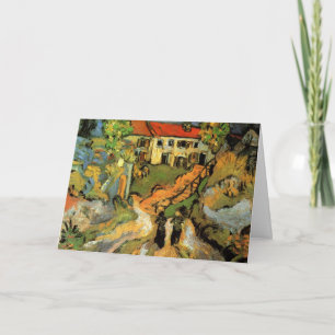 Van Gogh Village Street en Steps Auvers, Figures Kaart