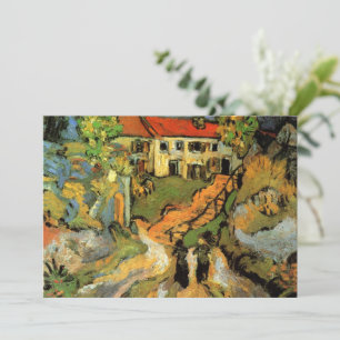 Van Gogh Village Street en Steps Auvers, Figures Kaart