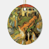 Van Gogh Village Street en Steps Auvers, Figures Keramisch Ornament (Links)