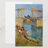 Van Gogh Vincent - De Langlois Bridge Briefpapier (Voorkant / Achterkant)