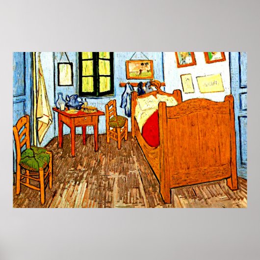 Van Gogh - Vincent's Bedroom Poster (Voorkant)