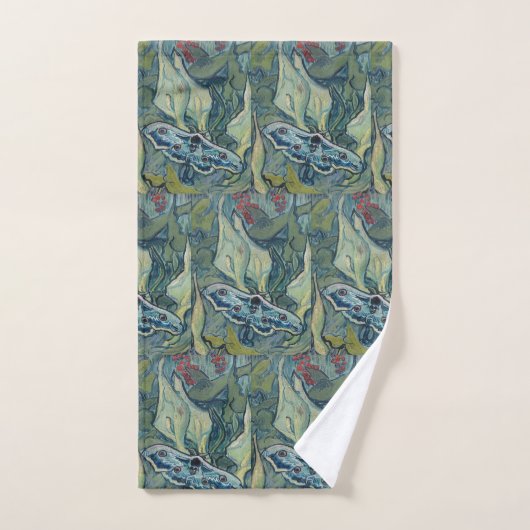 Van Gogh Vintage Great Peacock Moth (Serviette à main)