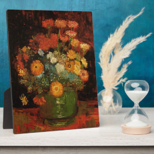 Van Gogh Vintage het Schilderen de Bloesems van de Fotoplaat