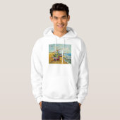 Van Gogh Vissen Boats Hoodie (Voorkant volledig)