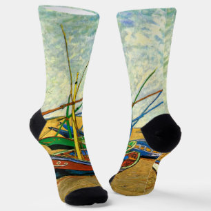 Van Gogh Vissersboten op het strand bij Saintes-Ma Sokken