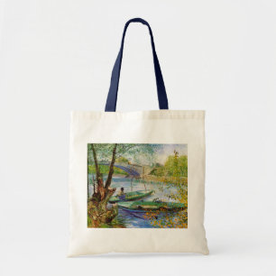 Van Gogh vist in het voorjaar, Pont de Clichy Tote Bag