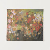 Van Gogh  volken en Chrysanthema Wandkleed (Voorkant (horizontaal))