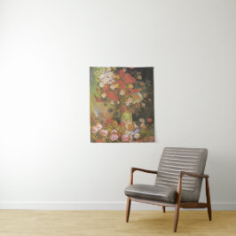 Van Gogh  volken en Chrysanthema Wandkleed