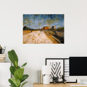 Van Gogh Weg langs de Parijse Wallen Poster