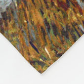 Van Gogh weg met cipressen impressionisme Fleece Deken (Hoek)