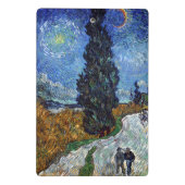Van Gogh weg met cipressen impressionisme Mini Klembord (Achterkant)