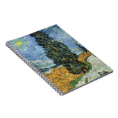 Van Gogh Weg Met Cipressen Impressionisme Notitieboek (Rechterzijde)