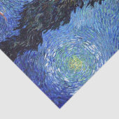 Van Gogh weg met cipressen impressionisme Tissuepapier (Detail)