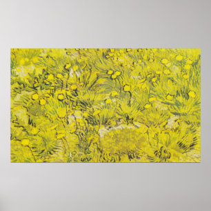 Van Gogh Weide - Heldergele veldbloemen Poster
