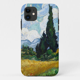 Van Gogh Wheat Field met Cypresses iPhone 11 Hoesje