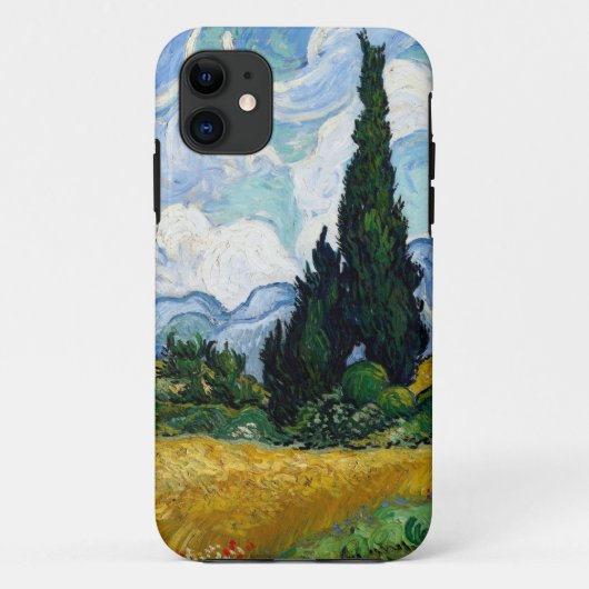 Van Gogh Wheat Field met Cypresses Case-Mate iPhone Case (Achterkant)