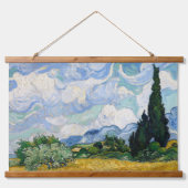 Van Gogh Wheat Field met Cypresses Hangend Wandkleed (Voorkant)
