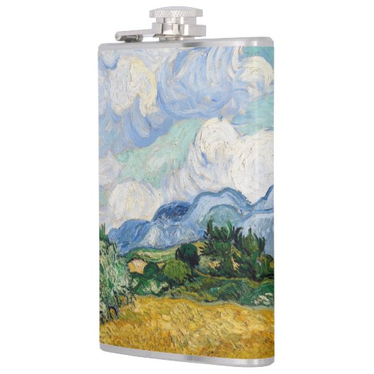  Van Gogh Wheat Field met Cypresses Heupfles (Links)